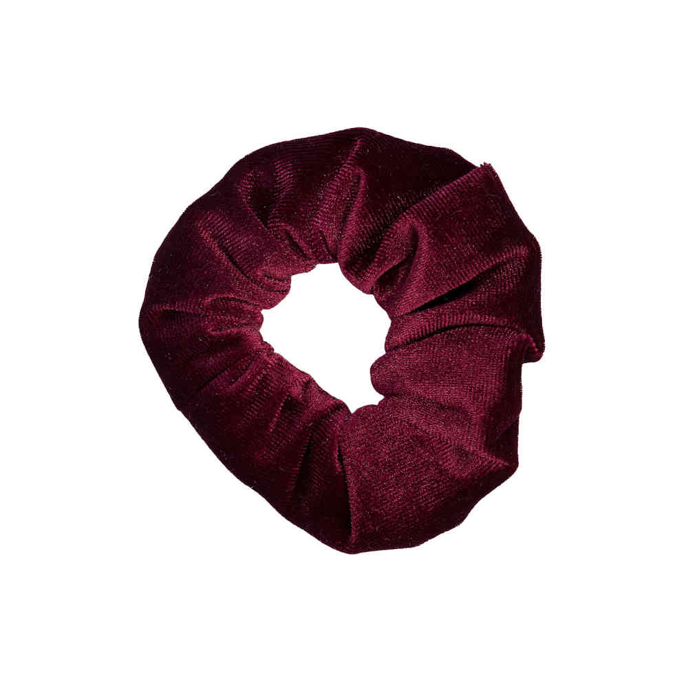 Dancing Days - Panora Velvet Hair scrunchie - Burgundy